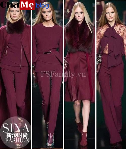 Xu hướng thời trang với gam màu đỏ vang đẹp cho mùa thu đông - Hình 5