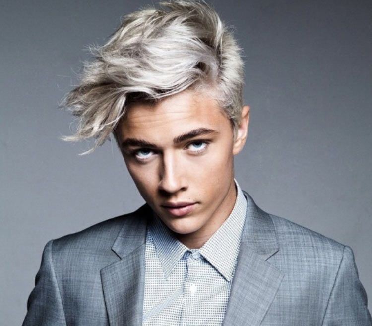 7 mẫu nhuộm tóc nam màu trắng bạch kim hot nhất 2022