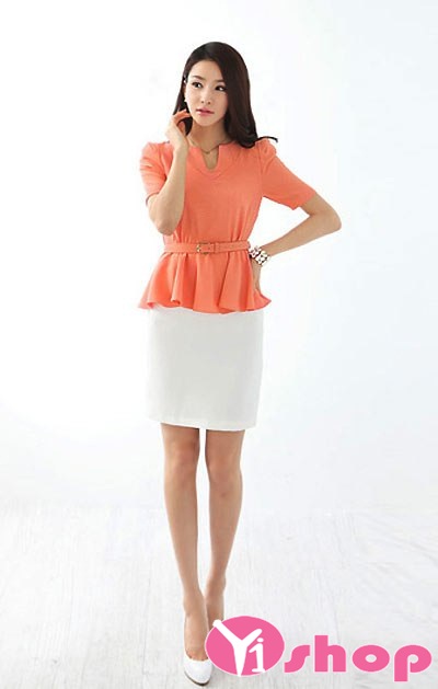 Váy đầm peplum đẹp phong cách trẻ trung hiện đại - Hình 8