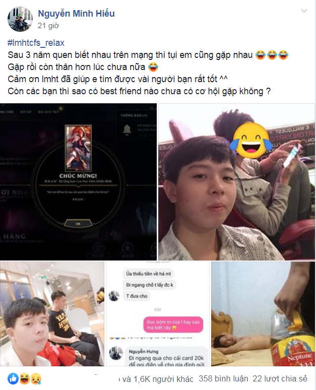 Đôi bạn thân quen nhau qua LMHT, vượt khoảng cách gặp mặt nhau lần đầu sau 3 năm - Hình 1