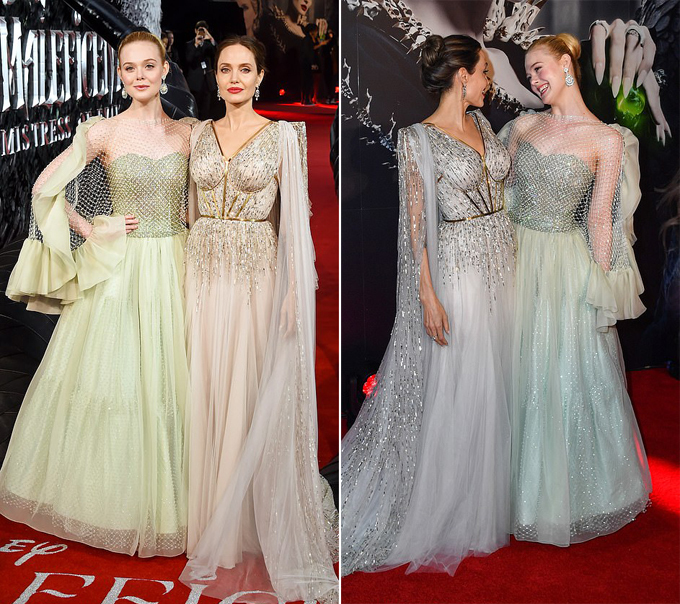 Ella Fanning sánh bước bên mẹ Angelina Jolie - Hình 3