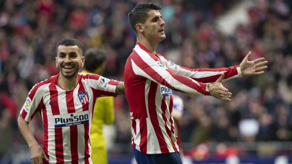 Atletico Madrid 3-1 Espanyol: Ngược dòng nhờ Morata - Hình 1