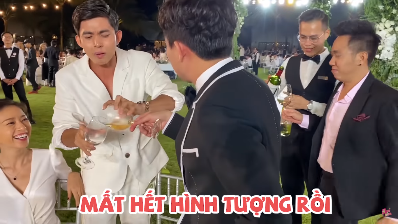Hari Won: Sau 3 năm hôn nhân, lần đầu tiên thấy Trấn Thành xỉn ở đám cưới của Đông Nhi và Ông Cao Thắng - Hình 2