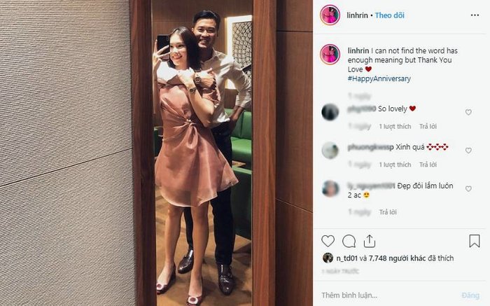Hotgirl Linh Rin ngọt ngào kỉ niệm ngày yêu nhau cùng bạn trai Phillip Nguyễn - Hình 3