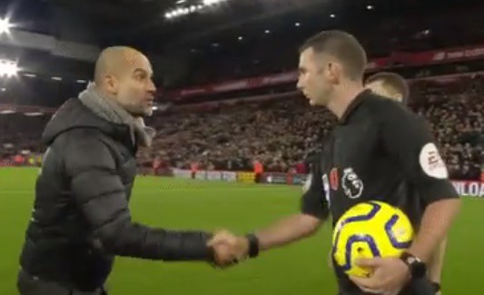 Pep cảm ơn trọng tài sau trận thua Liverpool - Hình 1