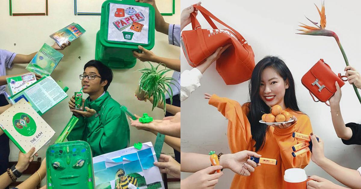 Tiếp Tục Đu Trend Chụp Ảnh Tone-Sur-Tone: Bạn Giận Tím Người Thì Tôi Cũng  Cười Trắng Luôn Cả Mặt - Netizen - Việt Giải Trí