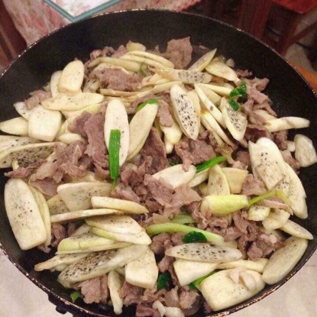 Củ niễng xào thịt bò, món ngon lạ miệng cho mâm cơm chiều - Hình 5
