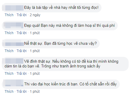 Làm bài thi xong vẫn còn thừa giờ, cậu học sinh ngẫu hứng ngồi vẽ tranh vào giấy nháp, thành quả khiến ai cũng ngỡ ngàng - Hình 3