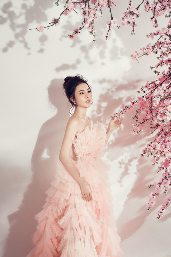 Lịch sử giá Váy phụ dâu màu hồng pastel nhẹ nhàng cập nhật 72023  BeeCost
