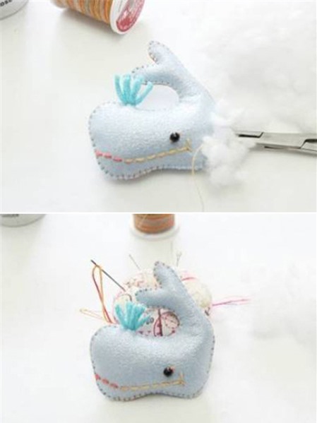 Cách làm kẹp tóc handmade chú cá voi cho bé thêm xinh - Hình 6