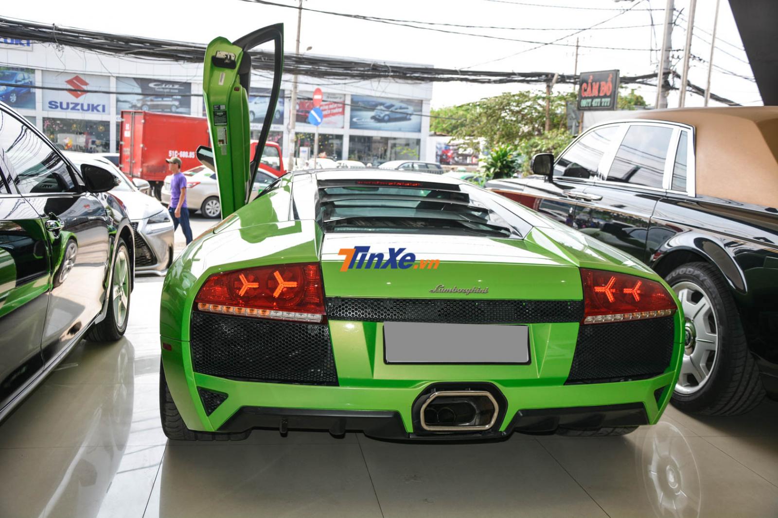 Đánh giá nhanh siêu xe Lamborghini Murcielago LP640 Verde Ithaca độc nhất vô nhị tại Việt Nam - Hình 4
