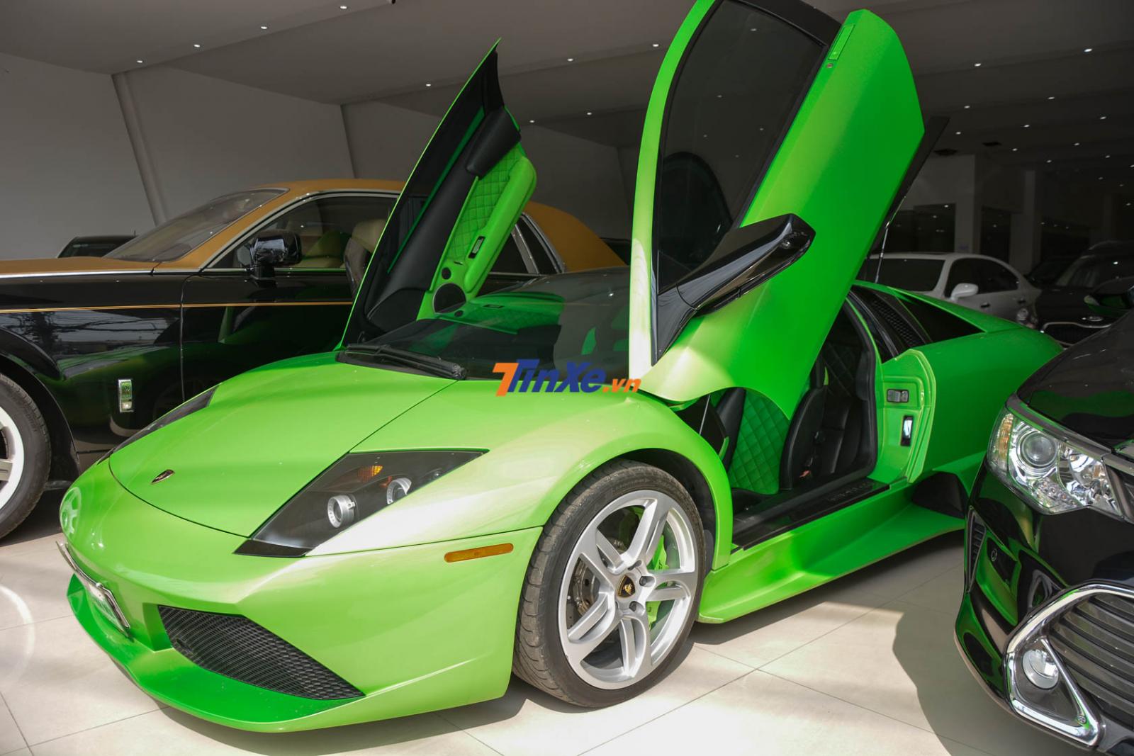 Đánh giá nhanh siêu xe Lamborghini Murcielago LP640 Verde Ithaca độc nhất vô nhị tại Việt Nam - Hình 3