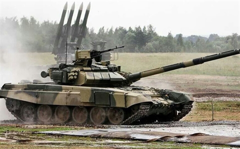 Trung Quốc chế tạo mục tiêu mô phỏng xe tăng T-90 - Hình 2