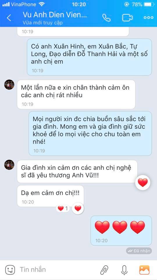 MC Thảo Vân thay mặt nhiều nghệ sĩ miền Bắc gửi tiền phúng viếng đến gia đình nghệ sĩ Anh Vũ - Hình 6
