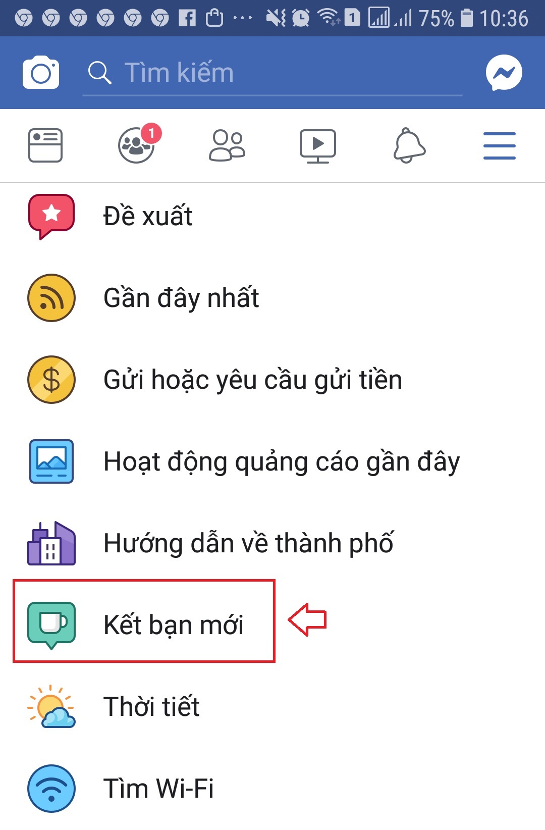 Muốn dùng tính năng kết bạn mới, hãy cập nhật ứng dụng Facebook - Hình 1