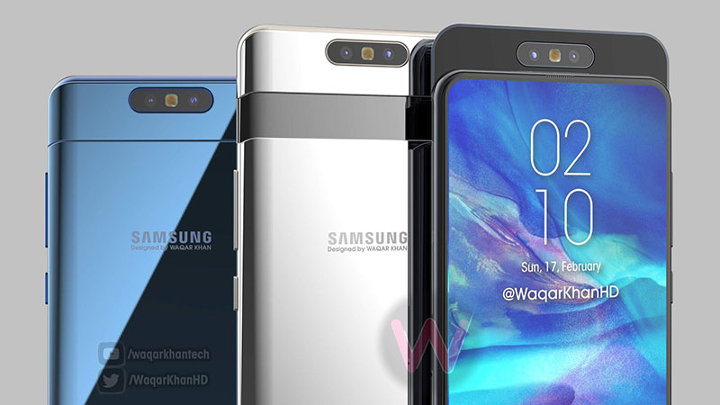 Ngắm concept Galaxy A90: Camera trượt xoay độc đáo, màn hình notch-less - Hình 1