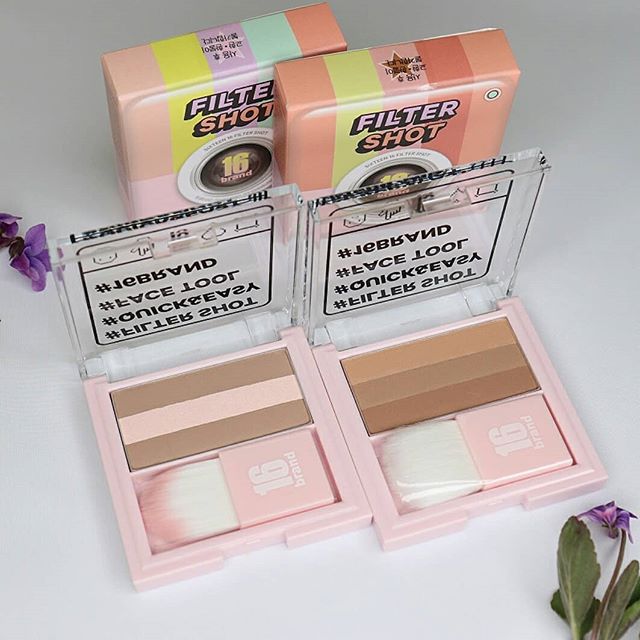 Ngoài kit phấn mắt làm mưa làm gió, 16 Brand lại cho ra đời phấn tạo khối và highlight đa năng Filter Shot - Hình 3