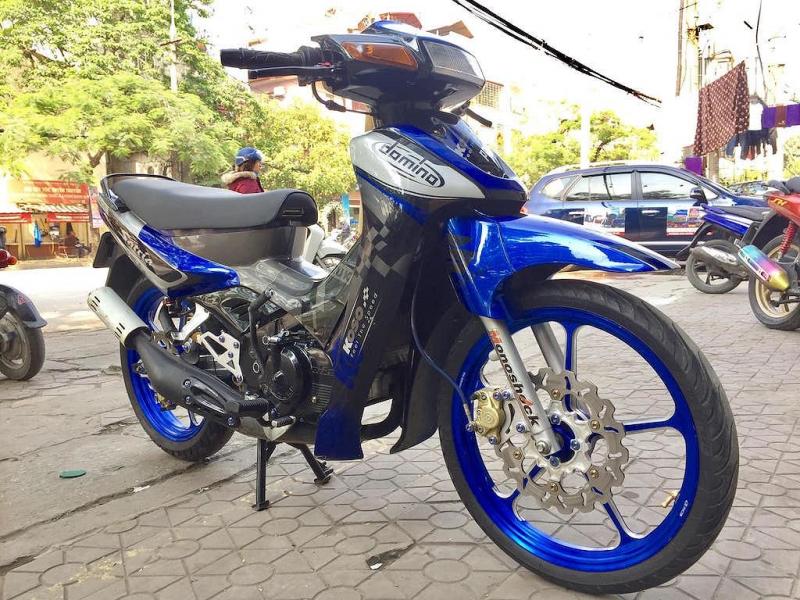 Suzuki Satria 120 xì po được độ kiểng, bắt mắt hơn - Hình 9