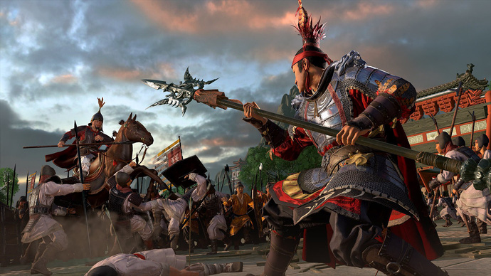 Total War: Three Kingdoms - Chiến thần Lữ Bố một mình chống lại 2,000 dễ như ăn cháo - Hình 2