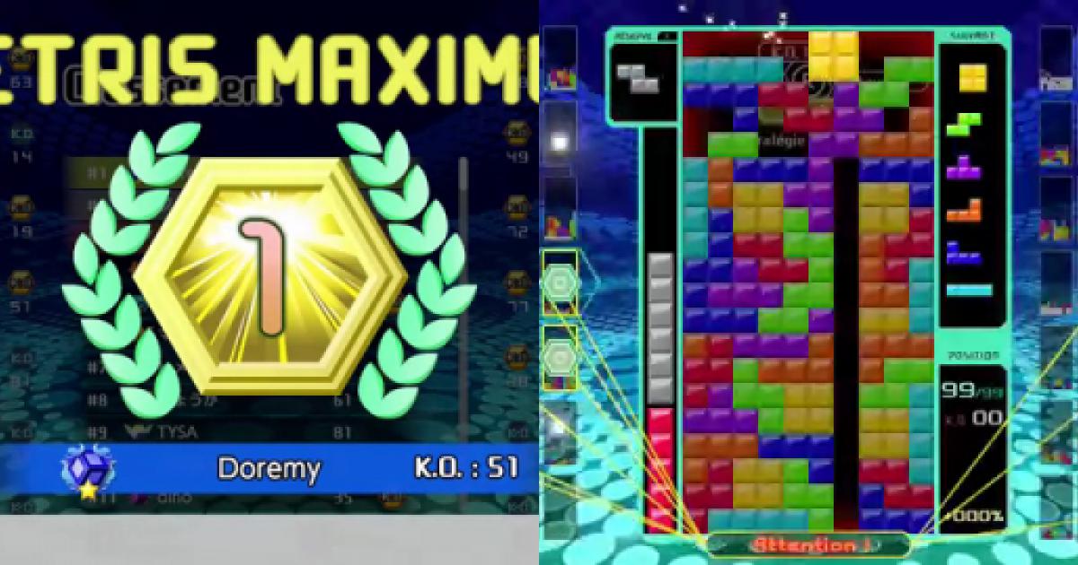 Xuất hiện kỉ lục ấn tượng 51 K-O trong Tetris 99 - Mọt game - Việt Giải Trí