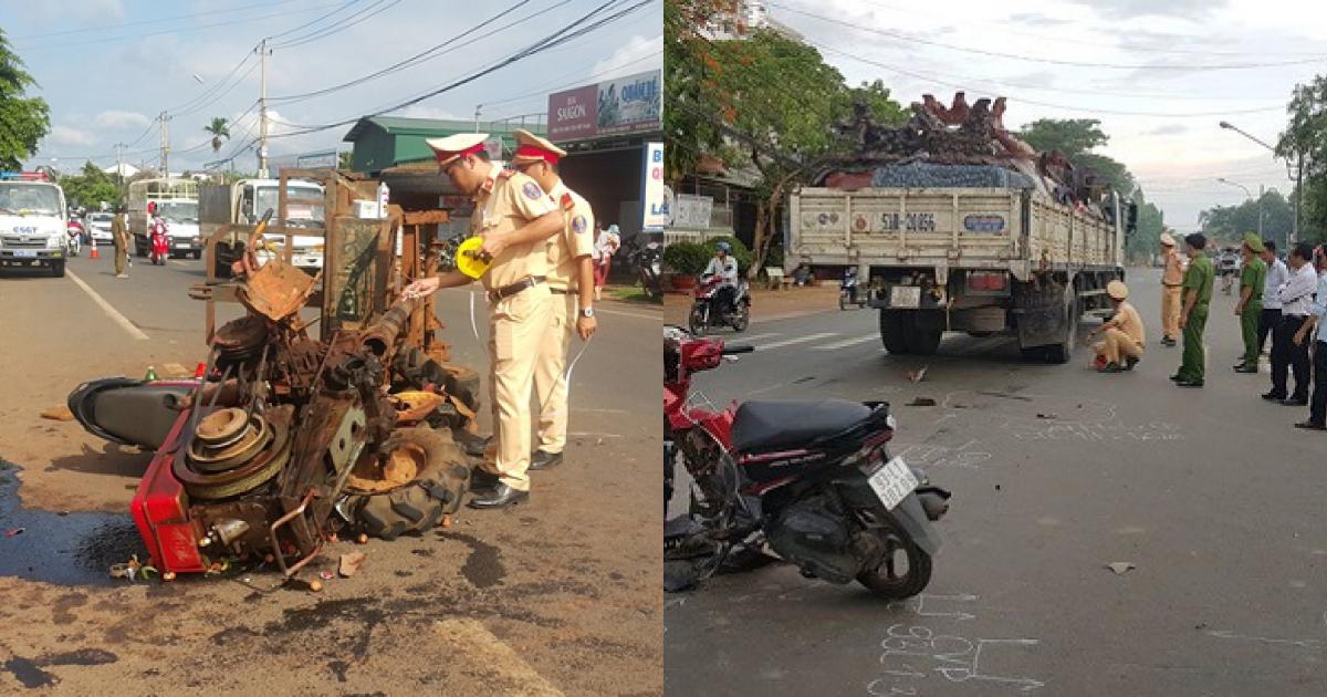 Xe máy cày tông trực diện xe máy, 10 người bị thương tại Đắk Lắk - Sự ...