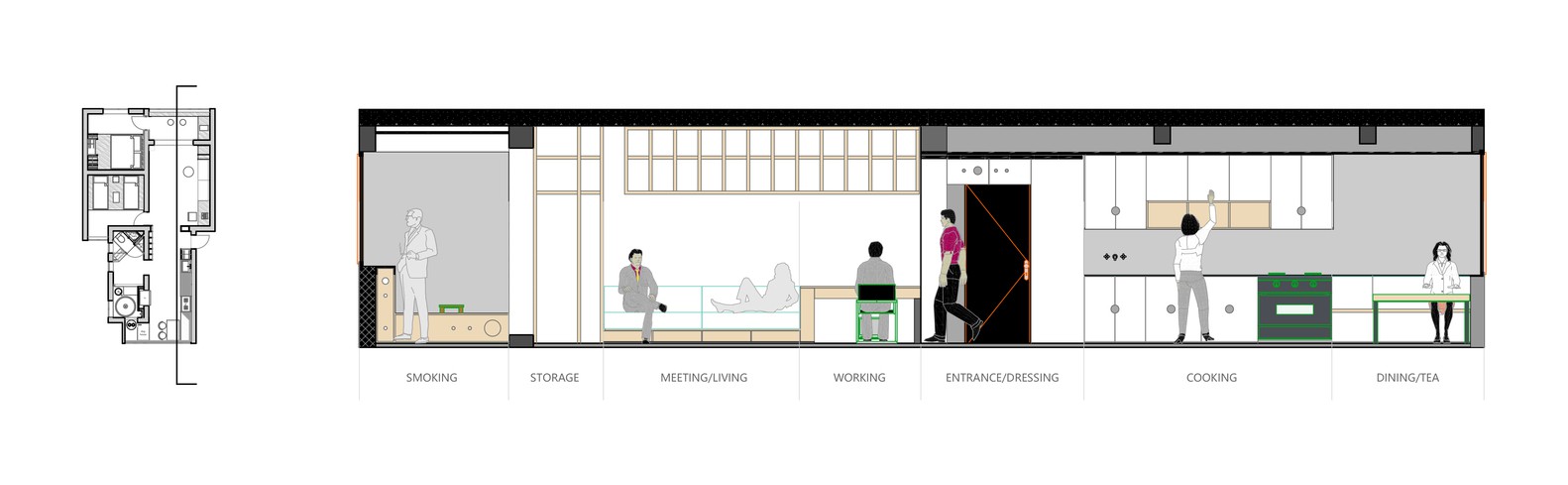 Căn hộ 71m gây thương nhớ với vẻ đẹp thân quen và bình dị của gỗ - Hình 12