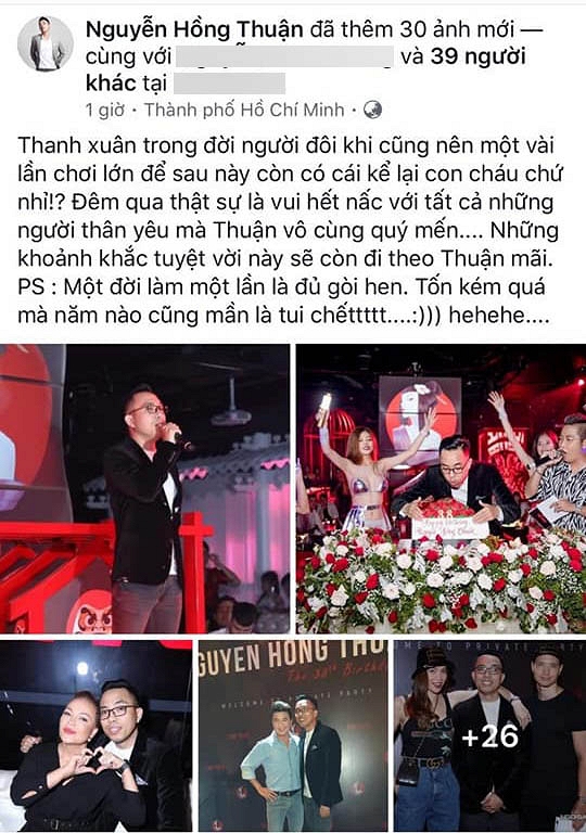 Choáng với hoá đơn tiệc sinh nhật hơn 1,3 tỉ của nhạc sĩ triệu view Nguyễn Hồng Thuận - Hình 1