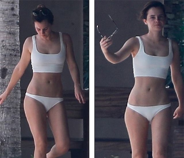 Emma Watson diện bikini khoe dáng chuẩn - Hình 3