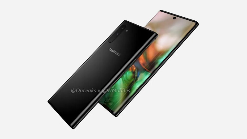 Galaxy Note 10 lộ ảnh render sắc nét và video toàn cảnh - Hình 2
