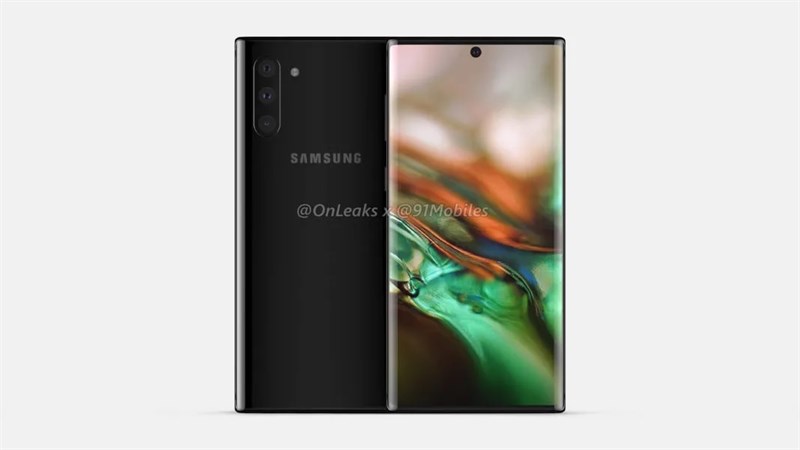 Galaxy Note 10 lộ ảnh render sắc nét và video toàn cảnh - Hình 1