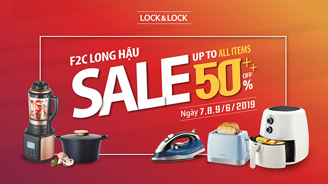 LOCK&LOCK F2C Long Hậu giảm giá sốc đến 50% trong 3 ngày 07-09/06/2019 - Hình 1