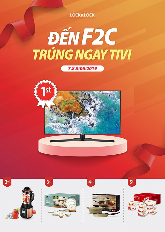LOCK&LOCK F2C Long Hậu giảm giá sốc đến 50% trong 3 ngày 07-09/06/2019 - Hình 3