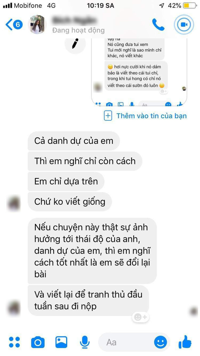 Nữ sinh trường cấp 3 nổi tiếng Sài Gòn bị tố đạo 80% bài luận của nam sinh Nhân Văn còn có thái độ lồi lõm thách thức - Hình 6