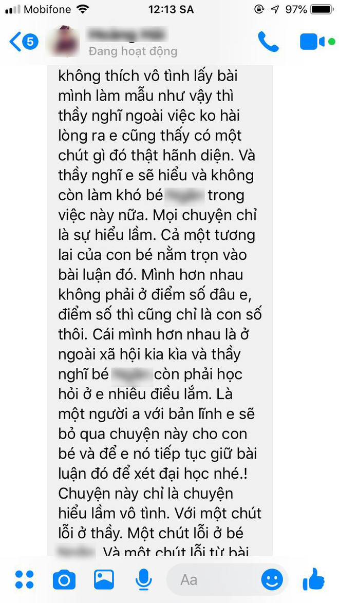 Nữ sinh trường cấp 3 nổi tiếng Sài Gòn bị tố đạo 80% bài luận của nam sinh Nhân Văn còn có thái độ lồi lõm thách thức - Hình 11
