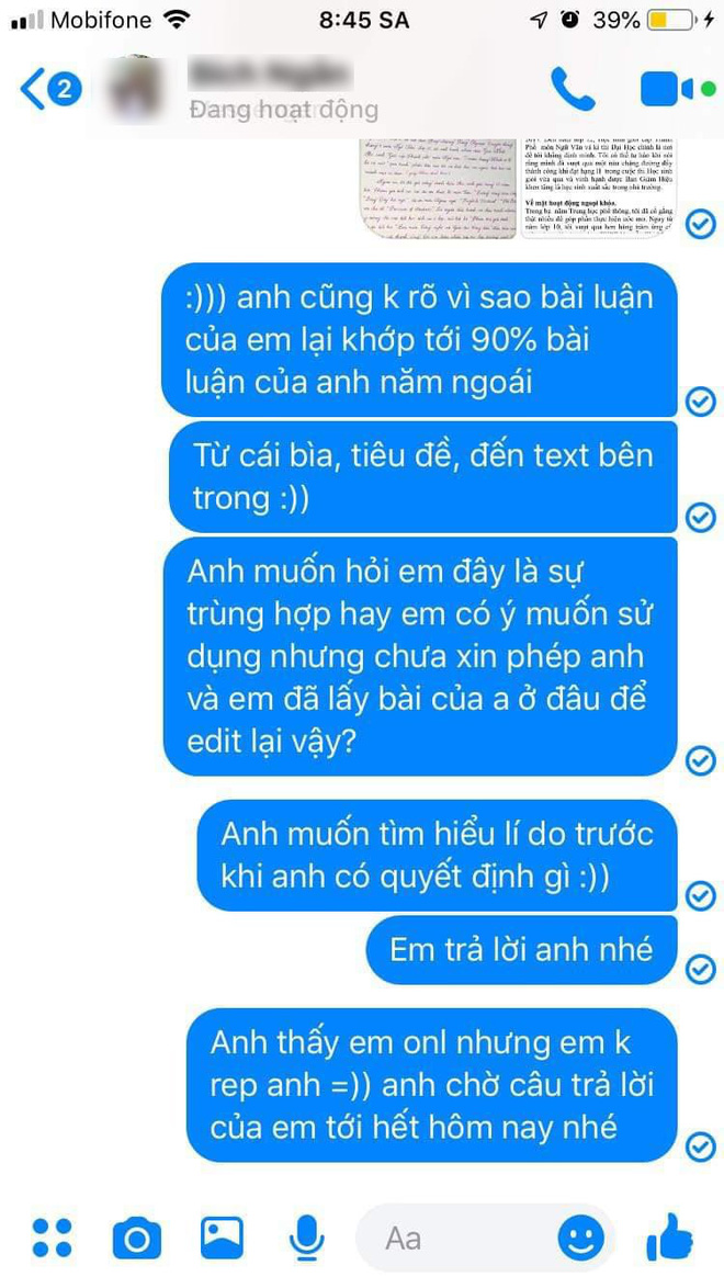 Nữ sinh trường cấp 3 nổi tiếng Sài Gòn bị tố đạo 80% bài luận của nam sinh Nhân Văn còn có thái độ lồi lõm thách thức - Hình 5