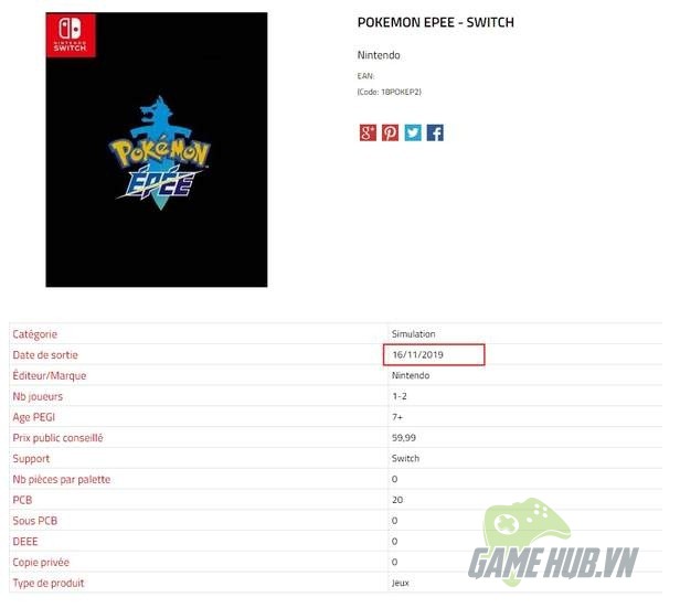 Siêu phẩm Pokemon Sword and Shield - Game Pokemon gốc lộ ngày phát hành? - Hình 3
