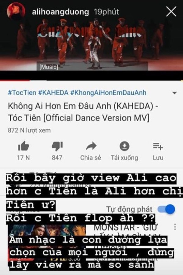 Vpop tuần qua: Thu Minh tung MV khẳng định đẳng cấp, Tóc Tiên đăng đàn dằn mặt Ali Hoàng Dương - Hình 4