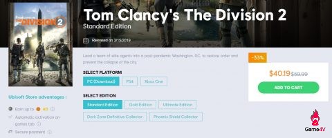 Ra mắt chưa lâu, Tom Clancy's The Division 2 đã giảm giá đến 33% - Hình 2