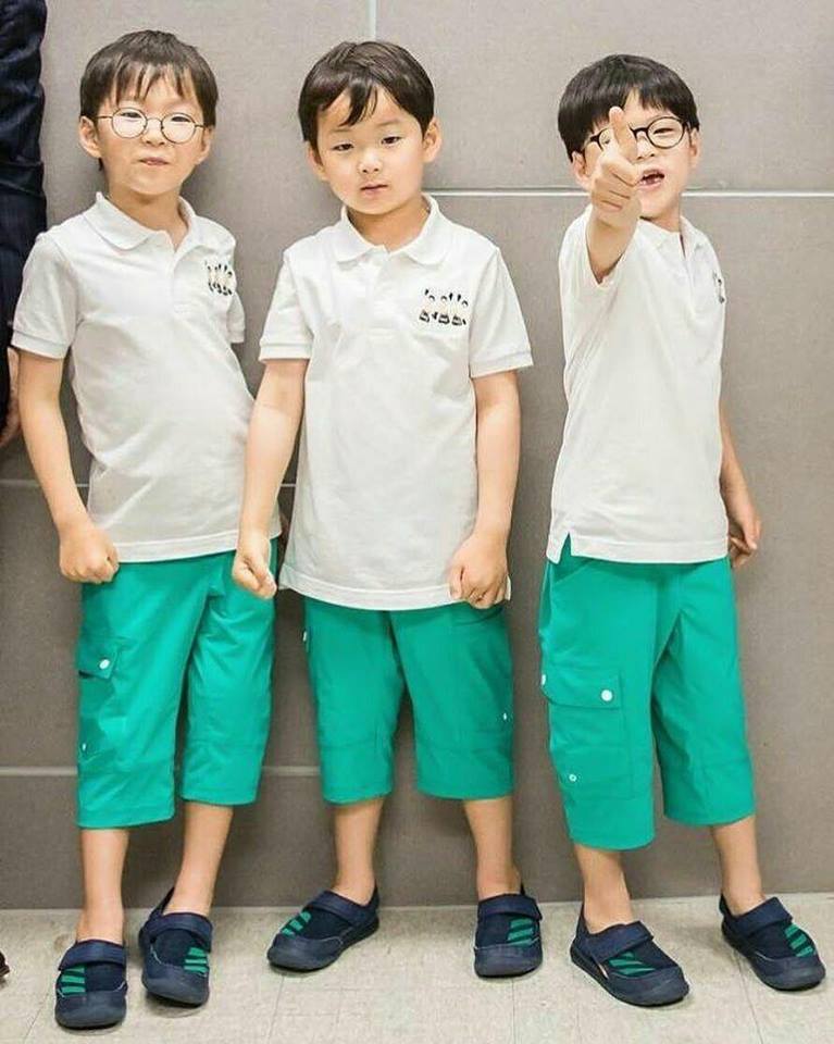 Ngắm khoảnh khắc lém lỉnh của 3 nhóc tỳ đáng yêu Dae Han Min Guk và Man Se
