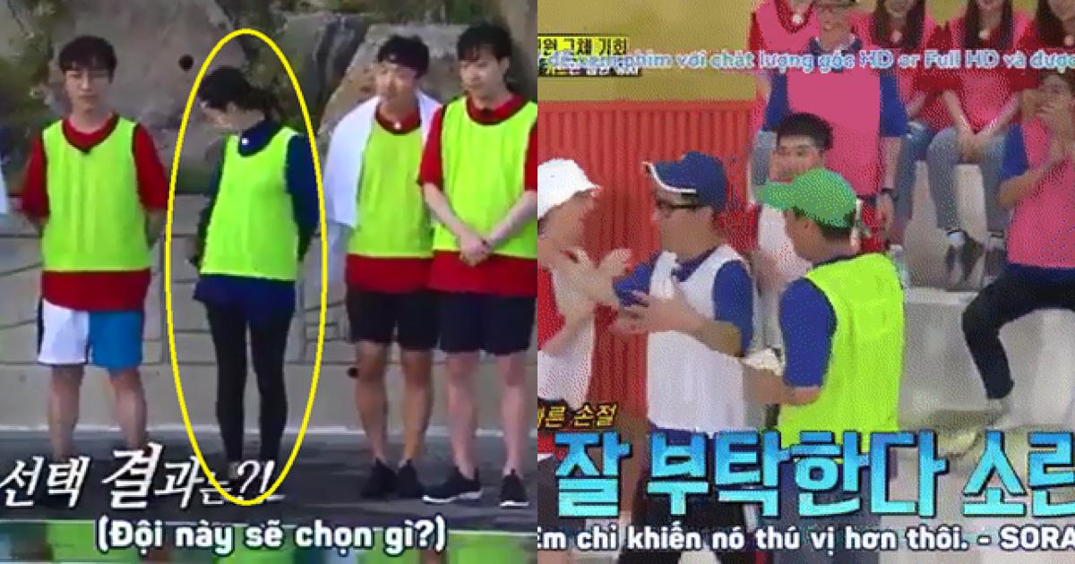 Running Man: Jeon So Min Chơi Dơ Nhưng Lại Giả Nai Vì Không Muốn Ji Suk Jin  Chung Đội - Tv Show - Việt Giải Trí