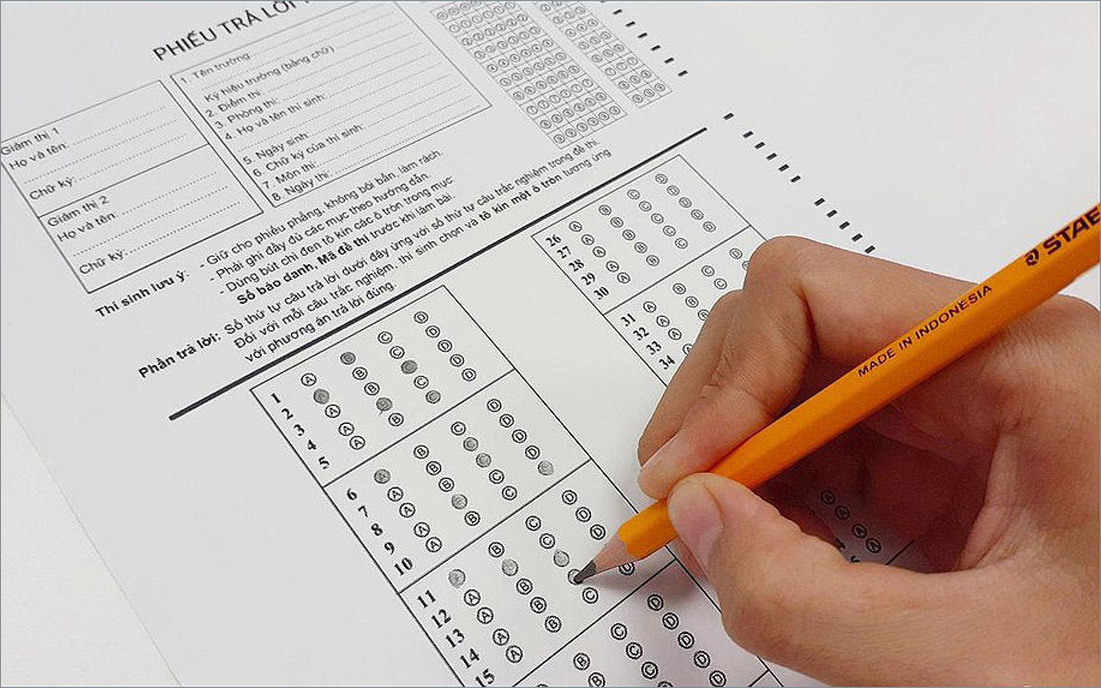 Điều thí sinh nên biết để tránh mất điểm khi tô đáp án thi trắc nghiệm - Hình 2