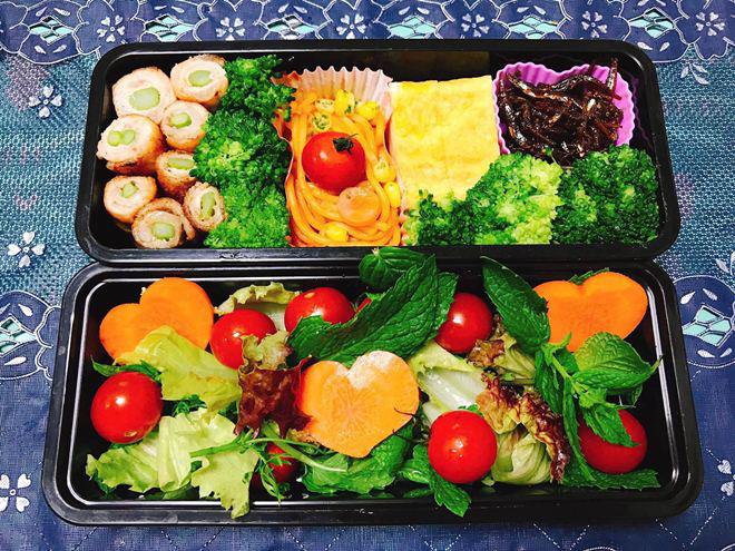 Những hộp cơm bento thịnh soạn của cô nàng khéo hết phần người ta chuẩn bị cho chồng - Hình 2