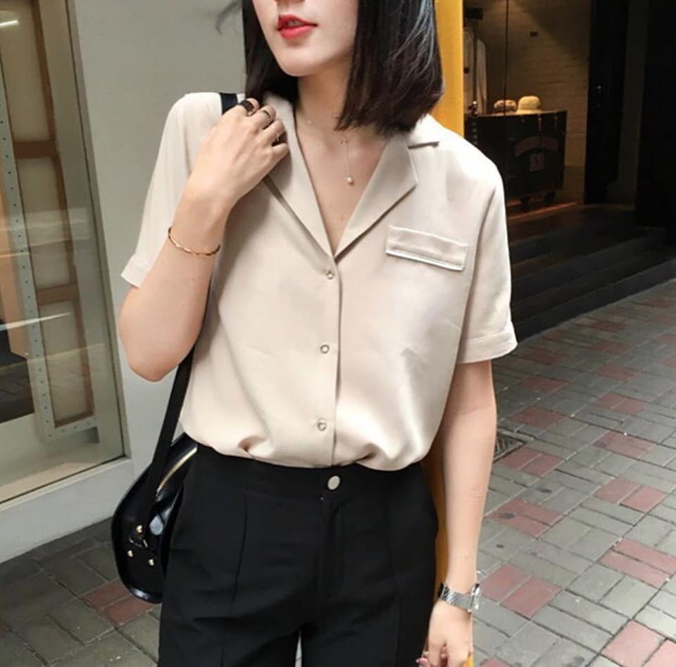 Sơ Mi Cộc Tay Trơn, Cho Các Nàng Ngày Hè Thêm Năng Động - Thời Trang - Việt  Giải Trí