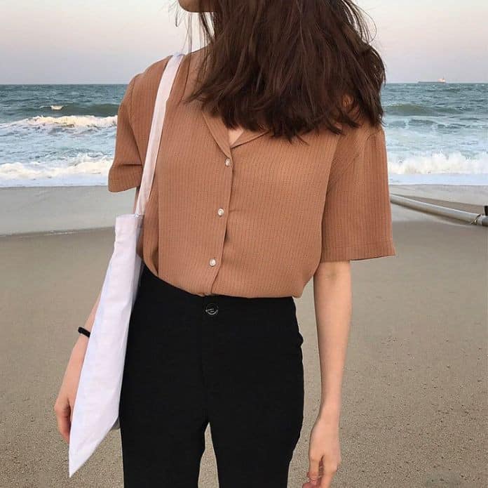 Sơ mi cộc tay trơn, cho các nàng ngày hè thêm năng động - Hình 2