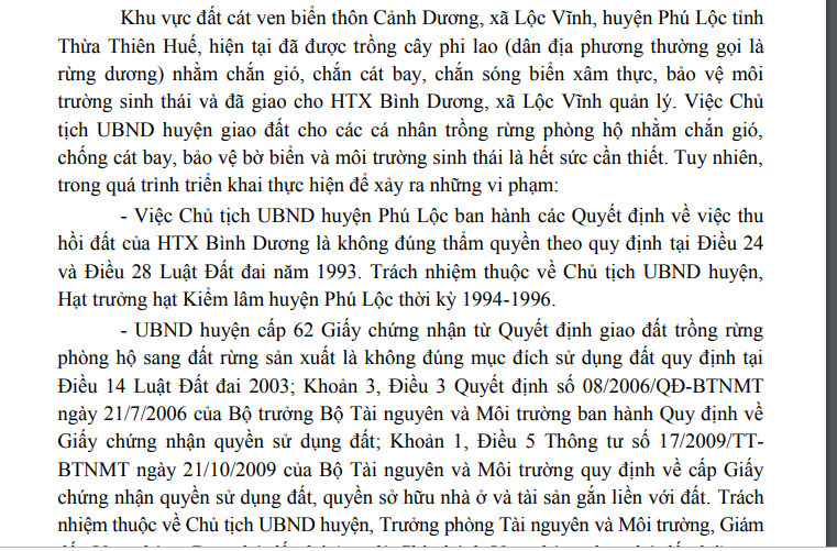 Vụ cán bộ được cấp đất rừng: Quy trách nhiệm nhiều lãnh đạo chủ chốt - Hình 3