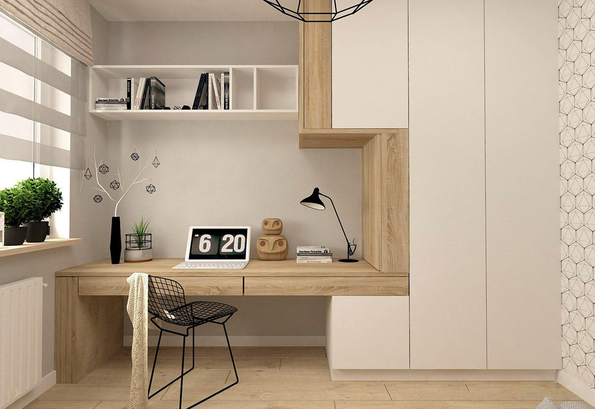 Ý tưởng bố trí phòng làm việc tại nhà tiện nghi - Hình 14