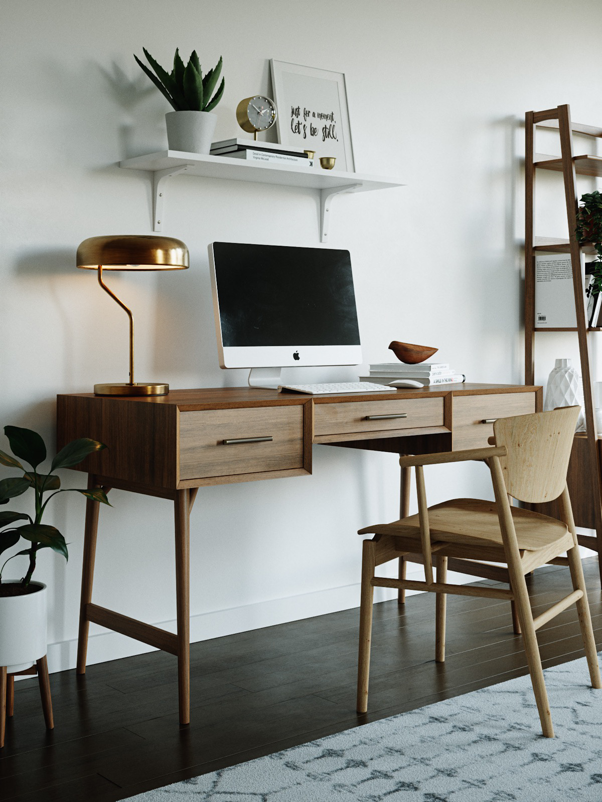 Ý tưởng bố trí phòng làm việc tại nhà tiện nghi - Hình 12