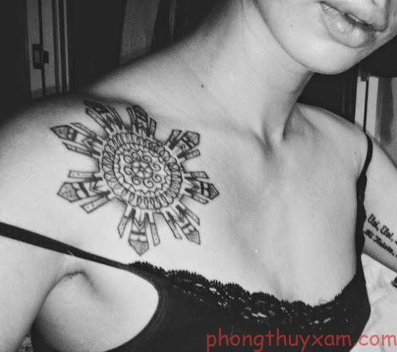 Bagia tattoo - Hình xăm mặt trời thường được xem như một... | فيسبوك