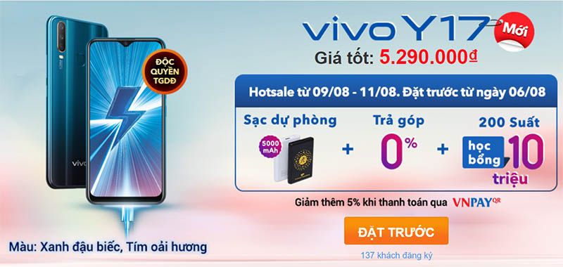5 điểm nhấn trên Vivo Y17 giá hơn 5 triệu: Pin trâu, 3 camera, camera selfie 20MP và... - Hình 5
