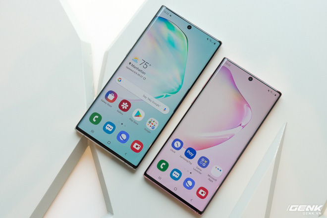 Bảng so sánh Galaxy Note 10 với Galaxy S10, Pixel 3 XL và iPhone XS - Hình 1